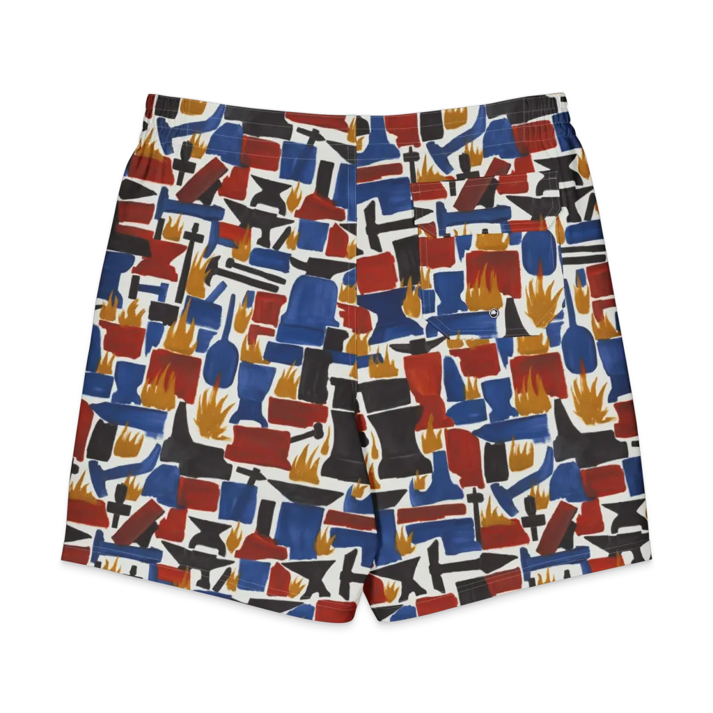 Forge Fête on Men's Board Shorts — Back