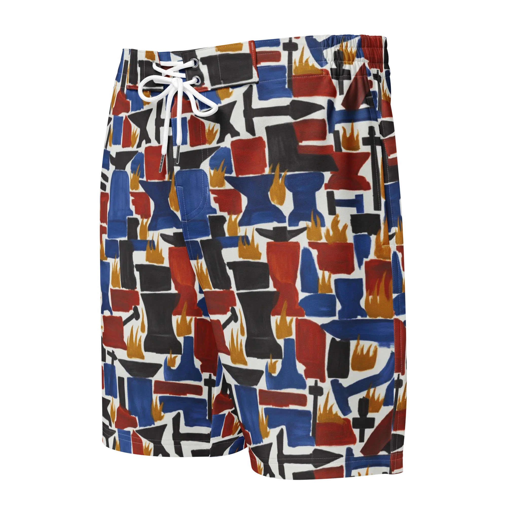 Forge Fête on Men's Board Shorts — Front