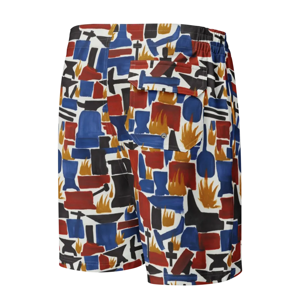 Forge Fête on Men's Board Shorts — Back