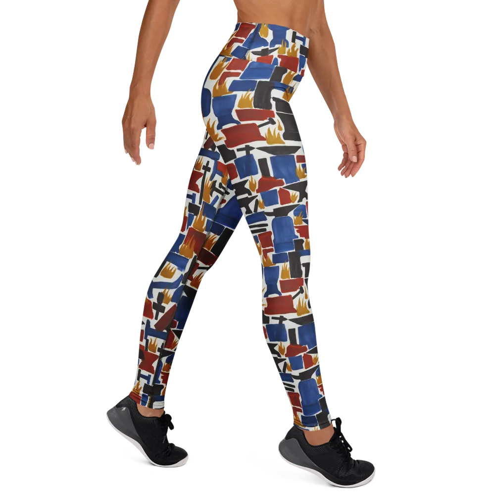 Forge Fête on Yoga Leggings — Right