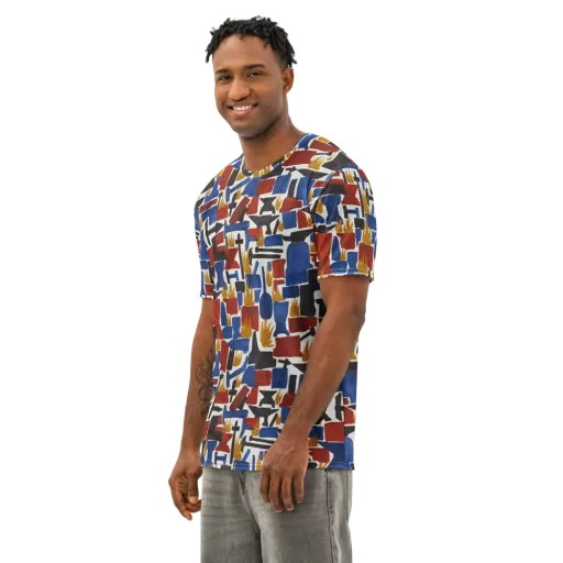 Forge Fête on a Men's Cotton Crew Neck T-Shirt