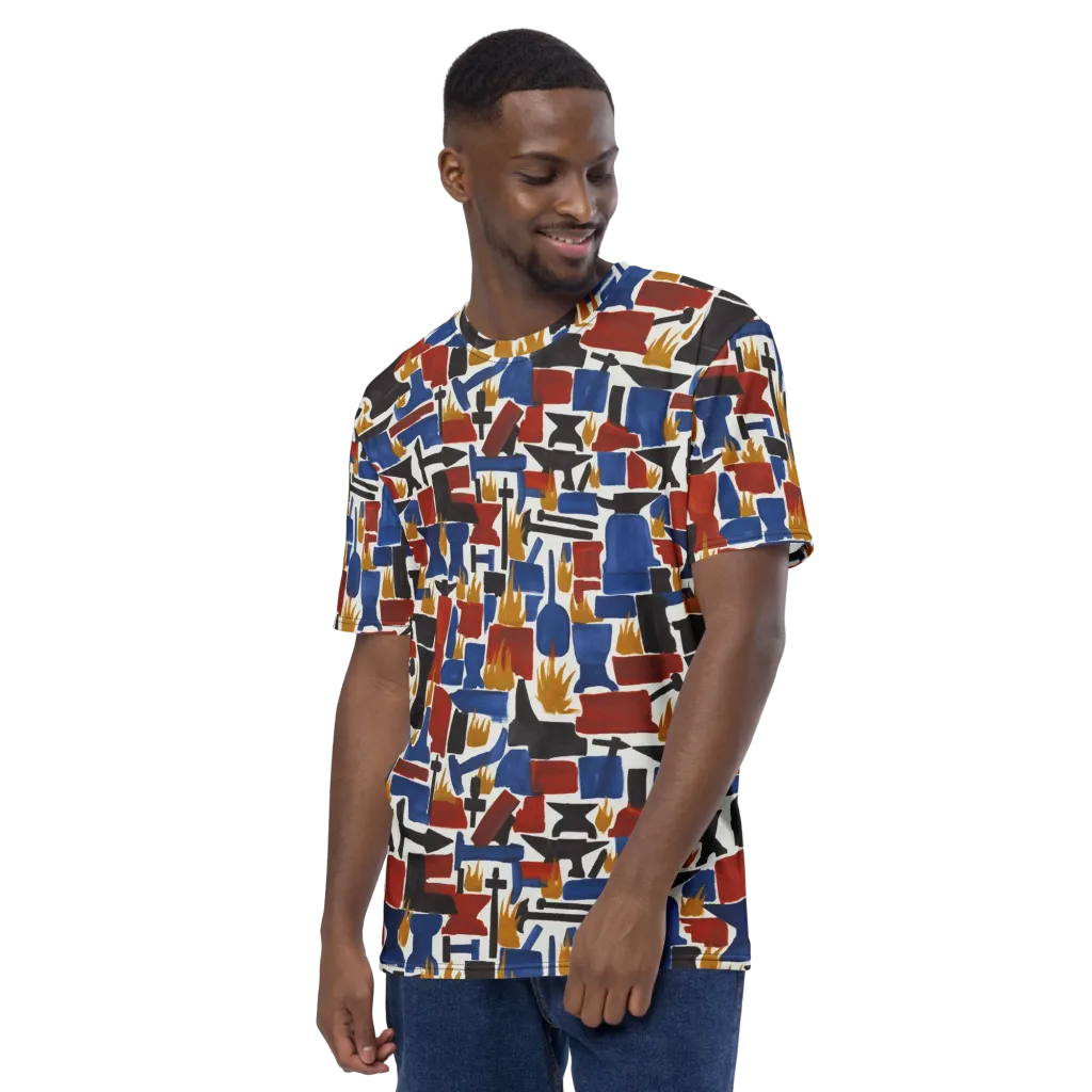 Forge Fête on Men's Crew Neck T-Shirt — Left