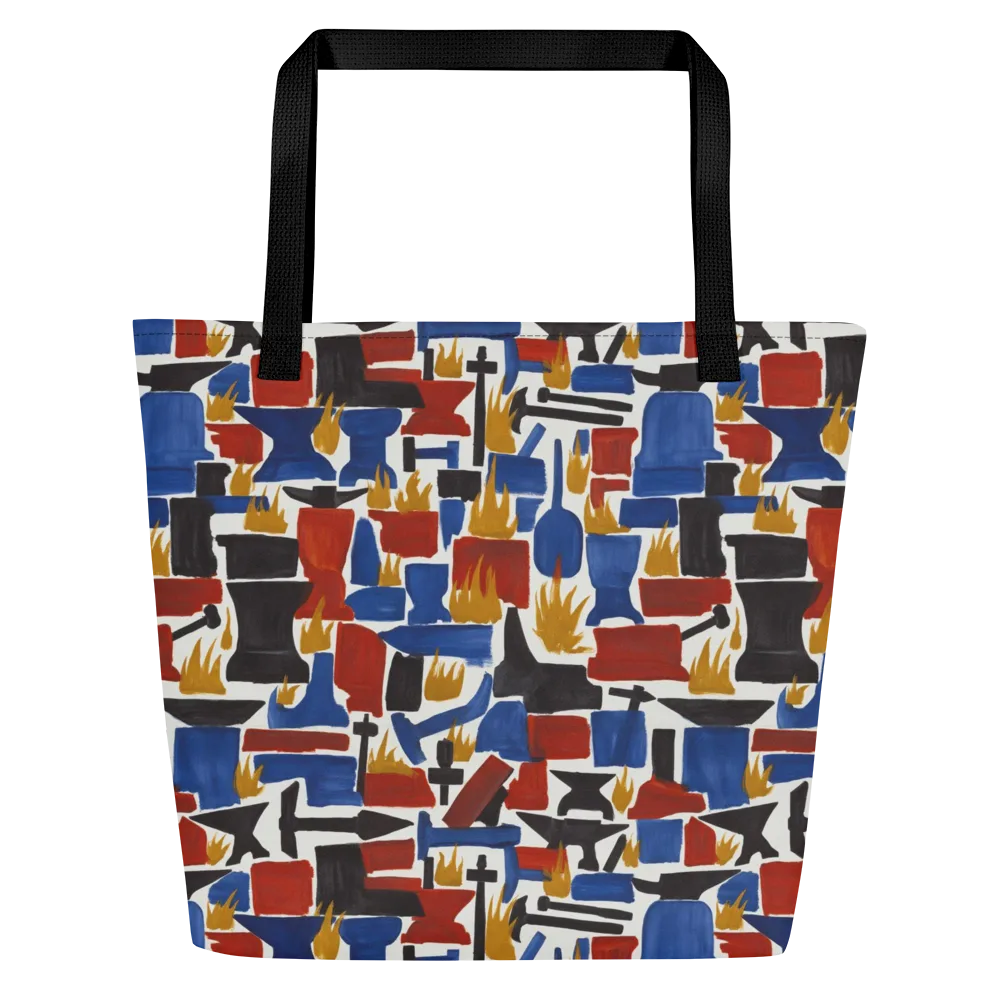 Forge Fête on Large Tote Bag W/ Pocket — Front