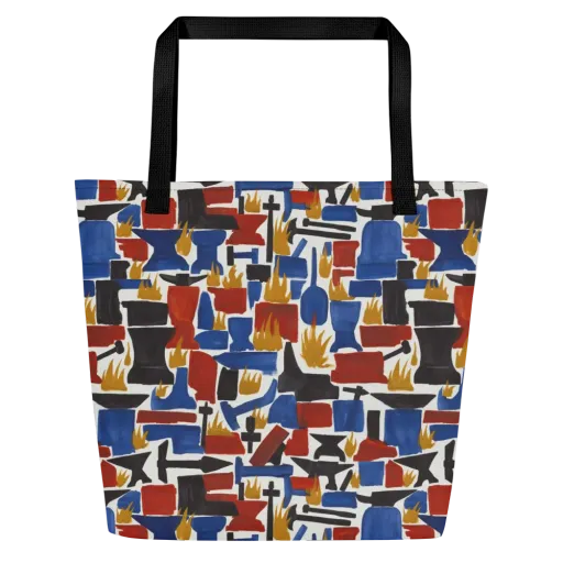 Forge Fête on a Large Tote Bag W/ Pocket