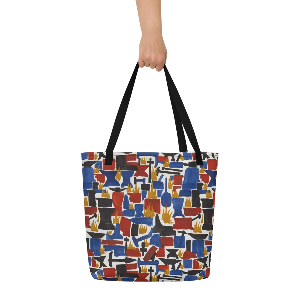Forge Fête on Large Tote Bag W/ Pocket — Front