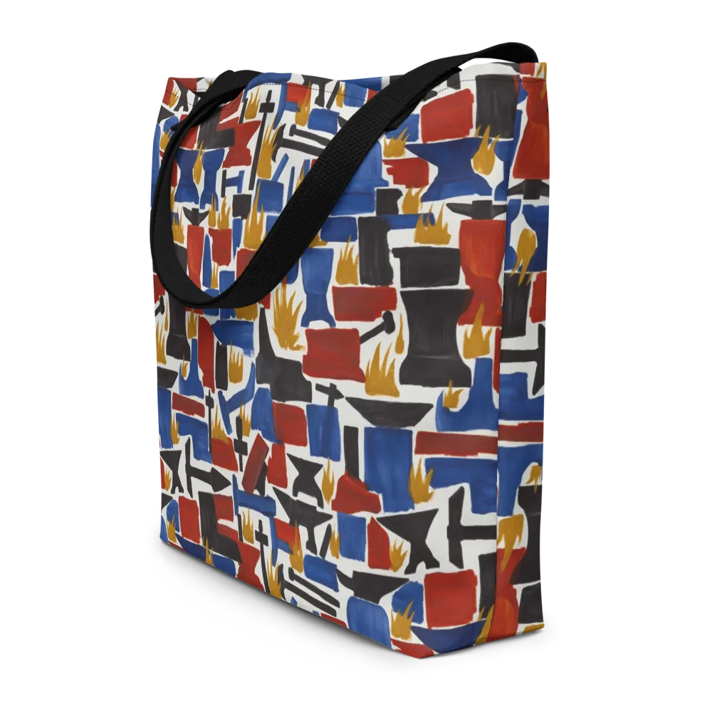 Forge Fête on Large Tote Bag W/ Pocket — Front