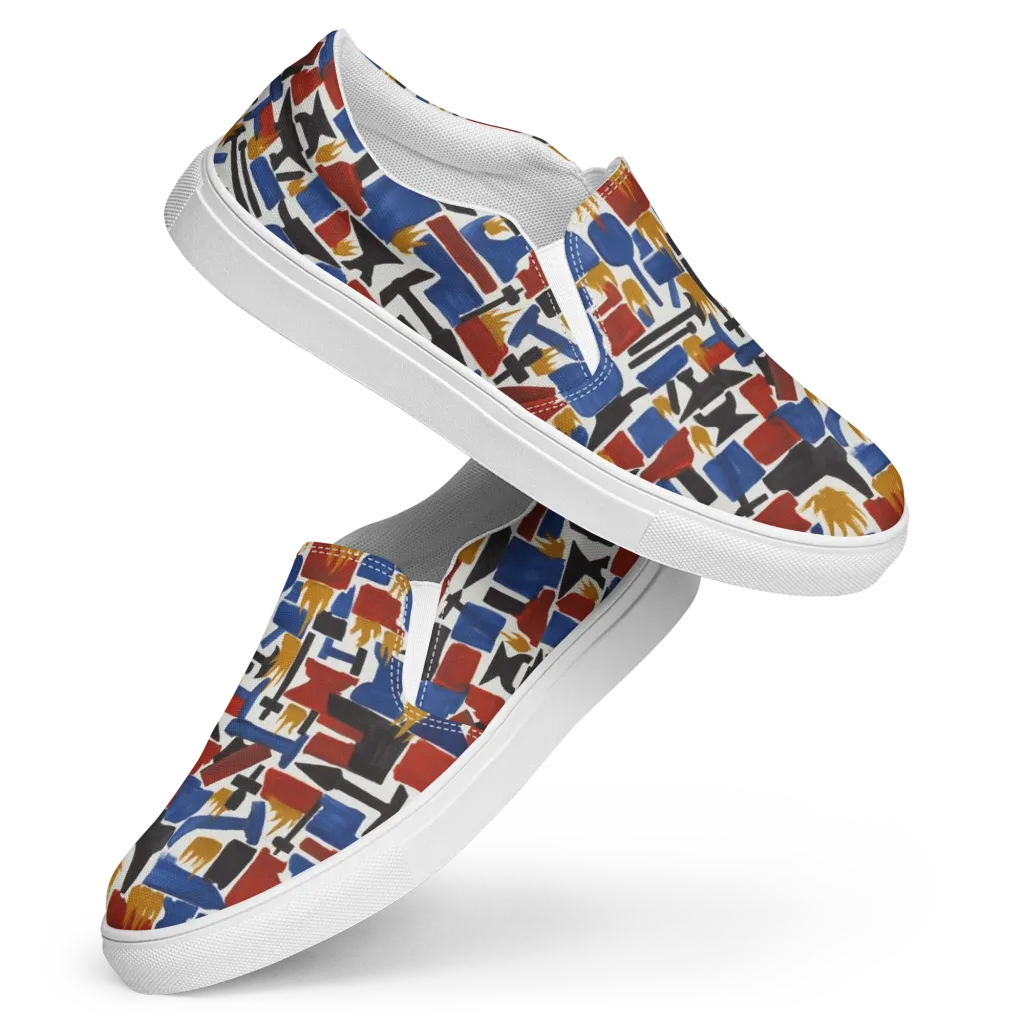 Forge Fête on Women's Slip-On Canvas Shoes — Front