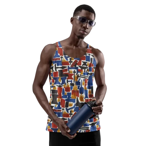 Forge Fête on a Men's Tank Top