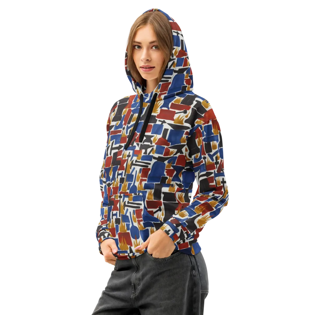 Forge Fête on Cotton Hoodie — Left Front