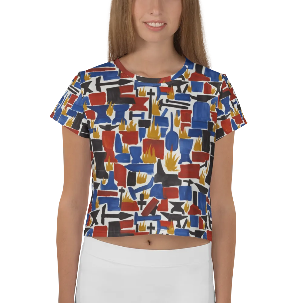 Forge Fête on Crop Tee — Front