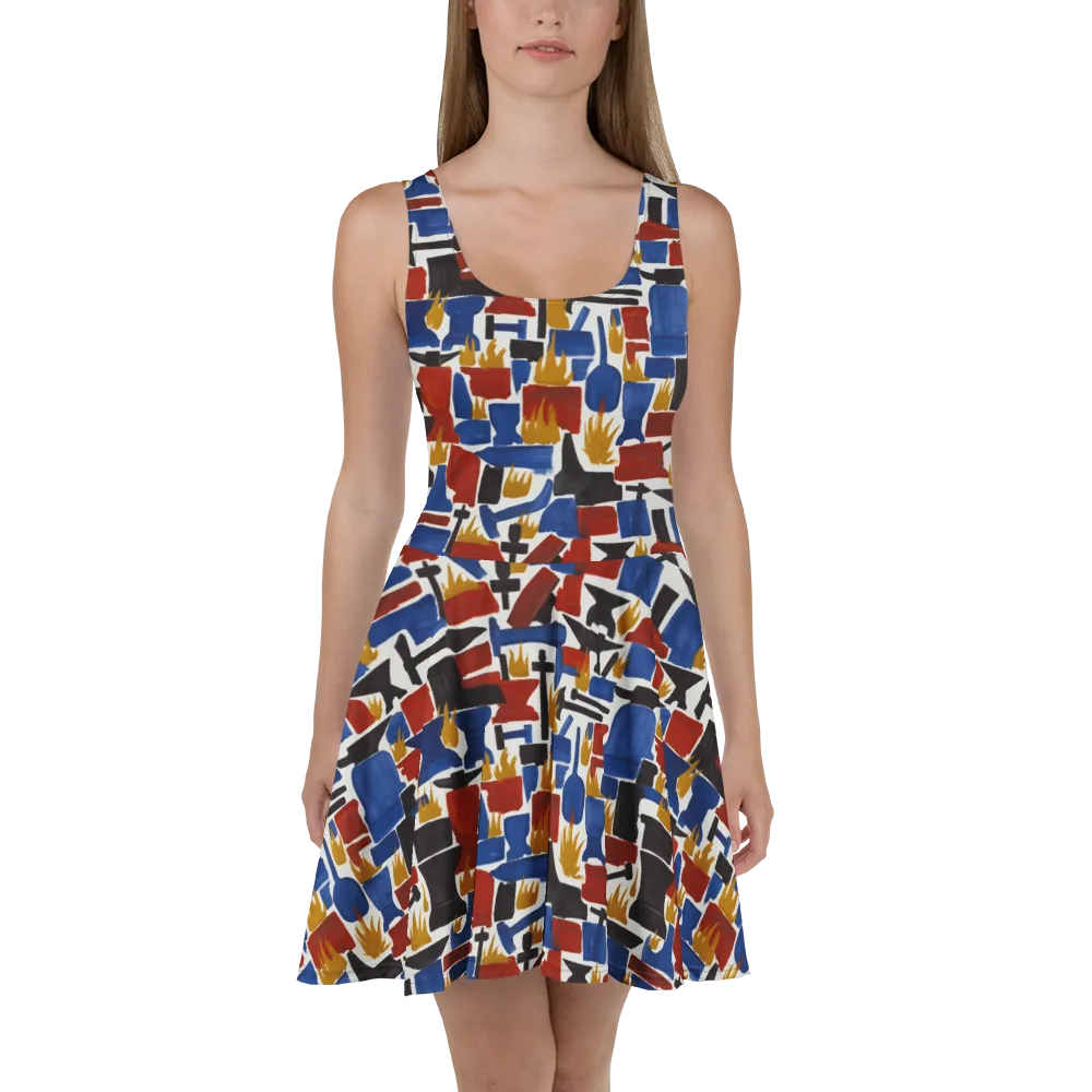 Forge Fête on Skater Dress — Front