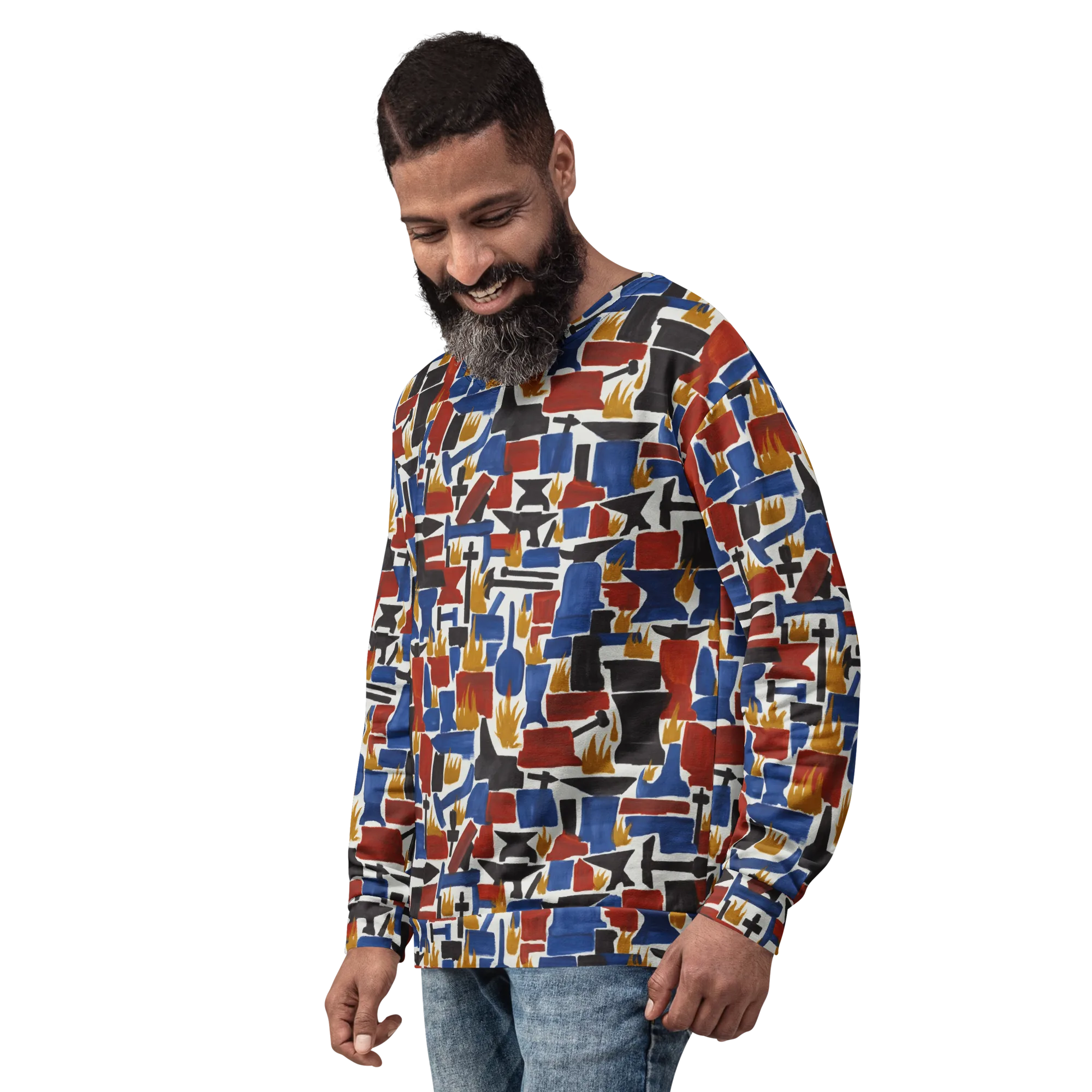 Forge Fête on Sweatshirt — Left Front