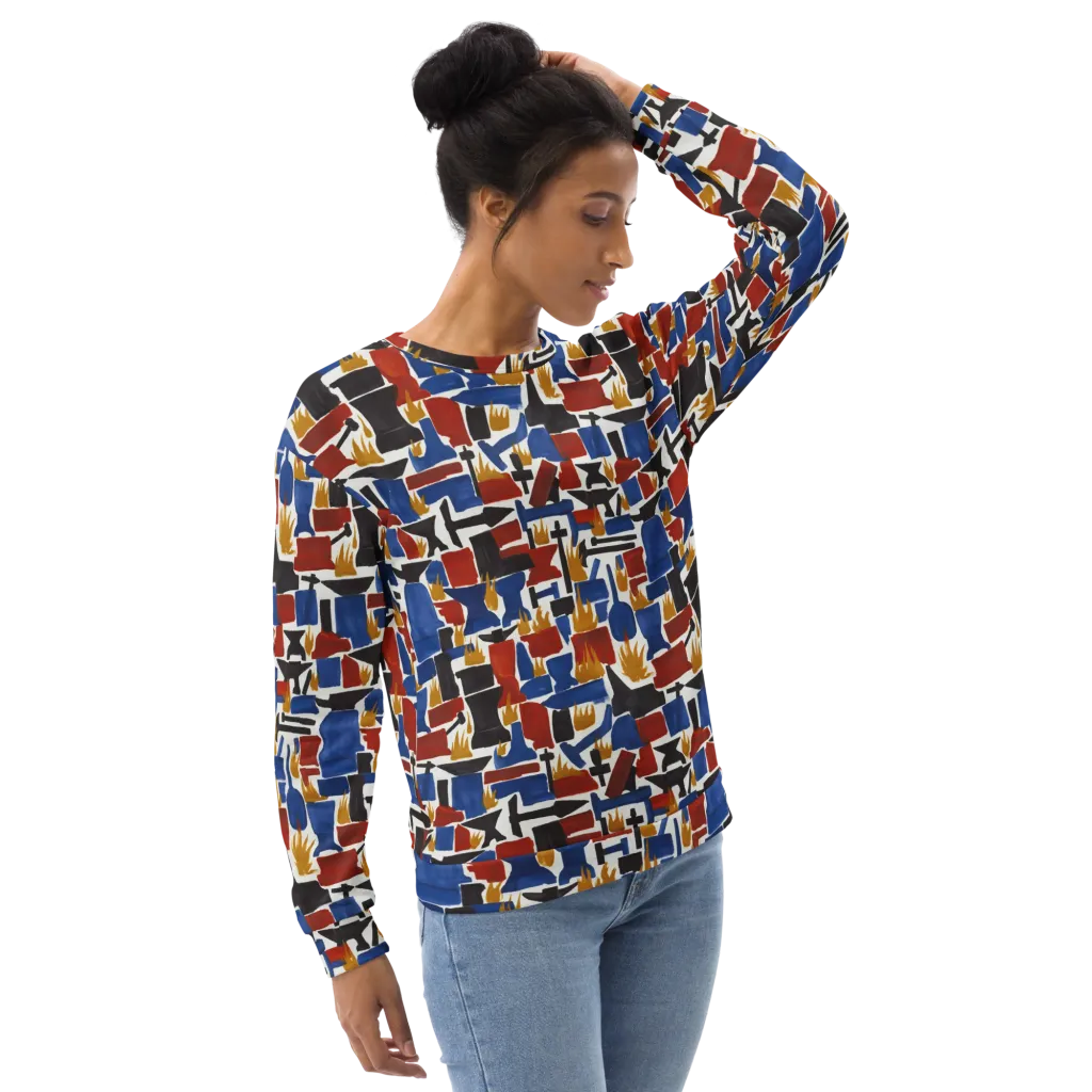 Forge Fête on Sweatshirt — Right Front