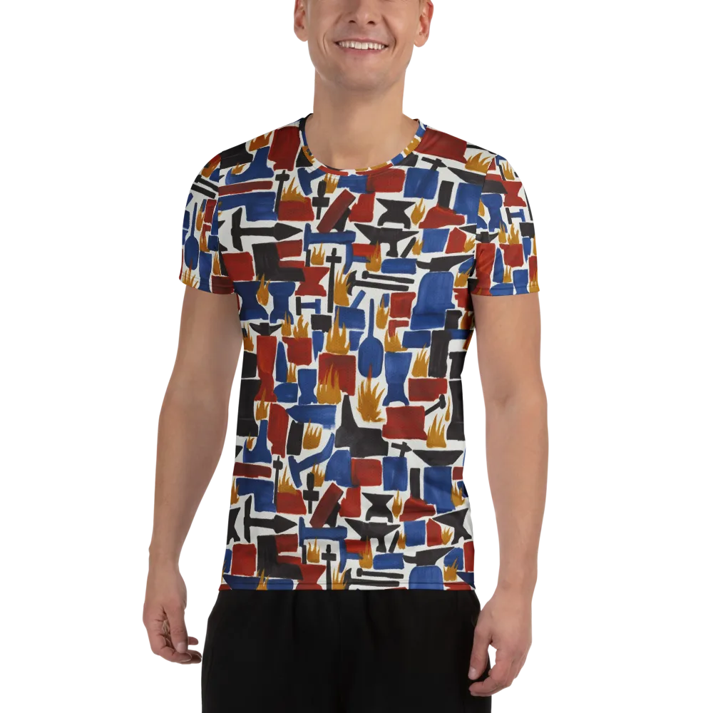 Forge Fête on Men's Athletic T-Shirt — Front
