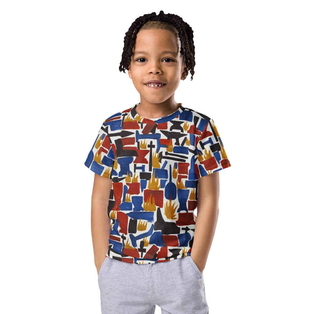 Forge Fête on Kids Crew Neck T-Shirt — Front