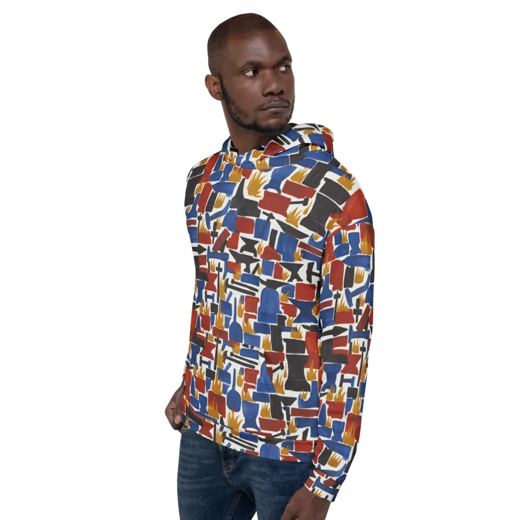 Forge Fête on Hoodie — Left