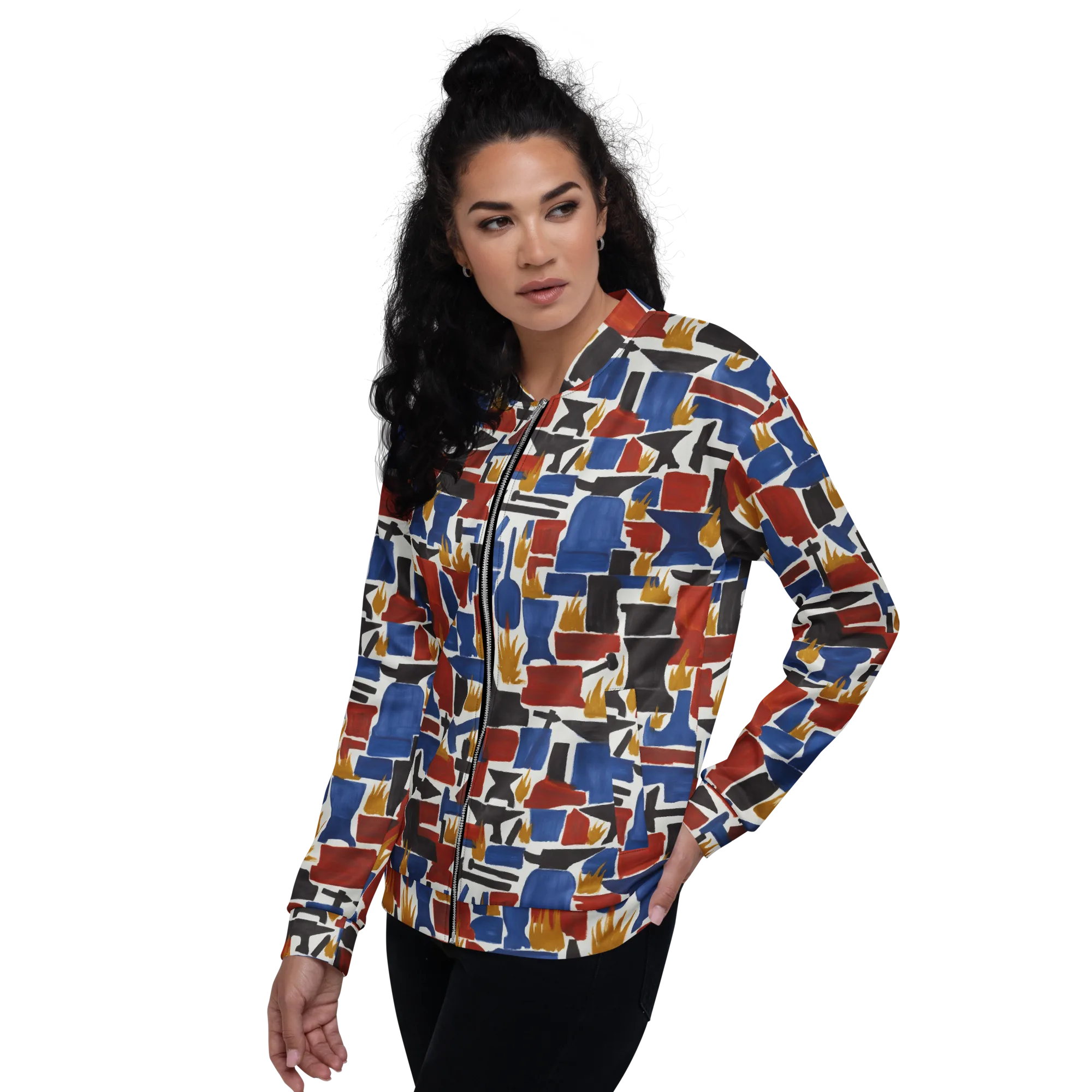 Forge Fête on Bomber Jacket — Left