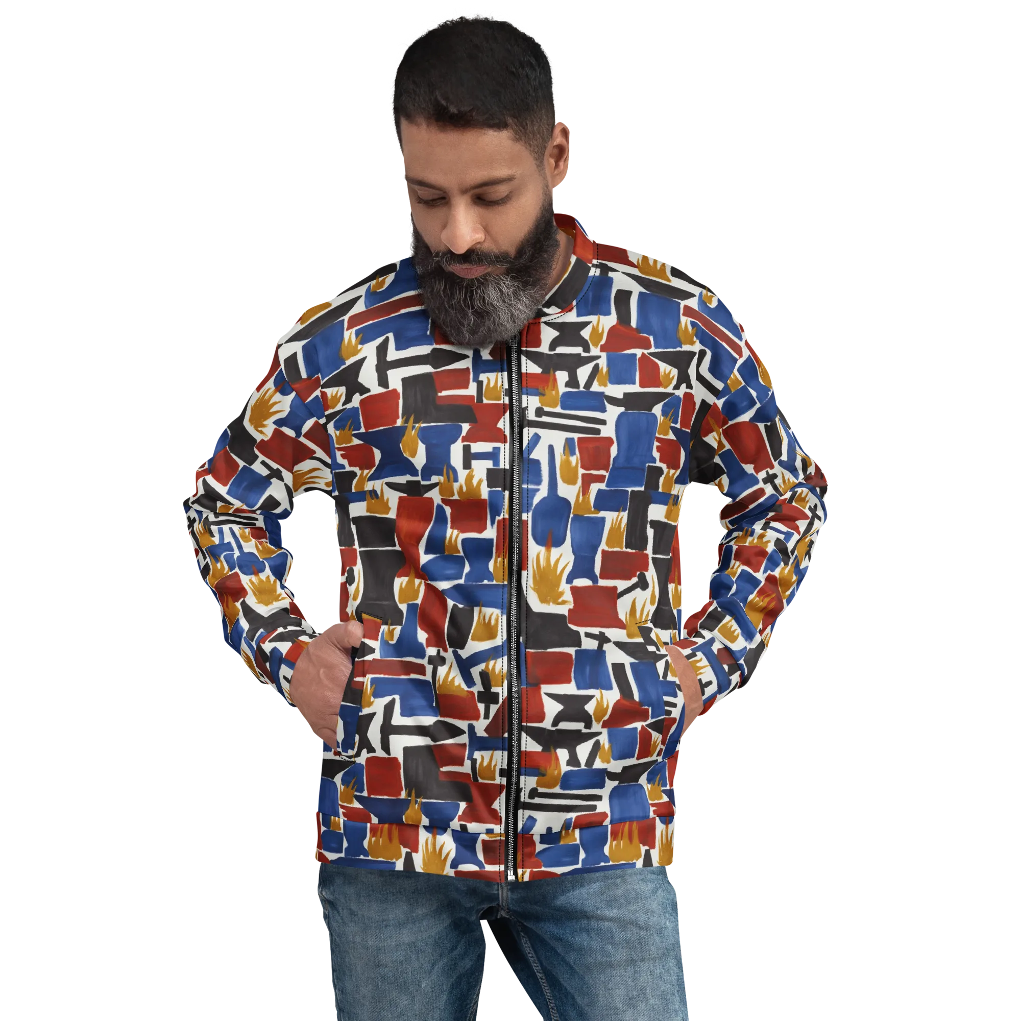 Forge Fête on Bomber Jacket — Front