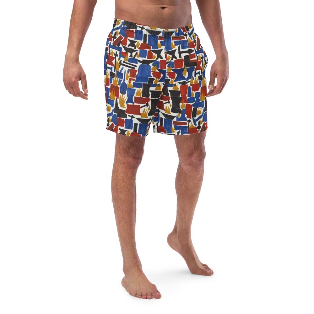 Forge Fête on Swim Trunks — Front
