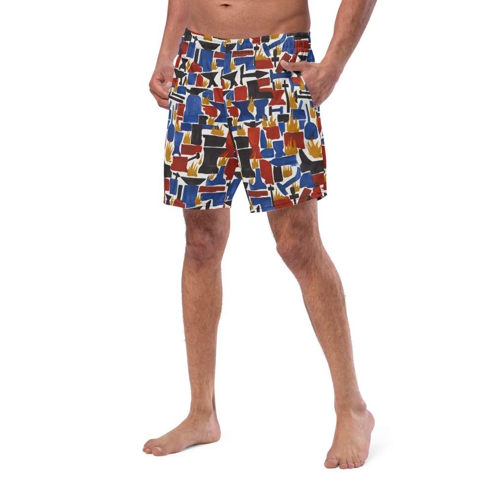 Forge Fête on Swim Trunks — Left Front