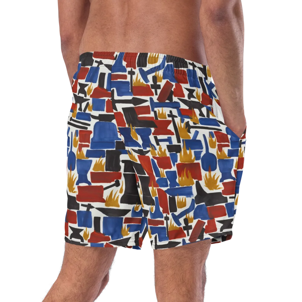 Forge Fête on Swim Trunks — Right Back