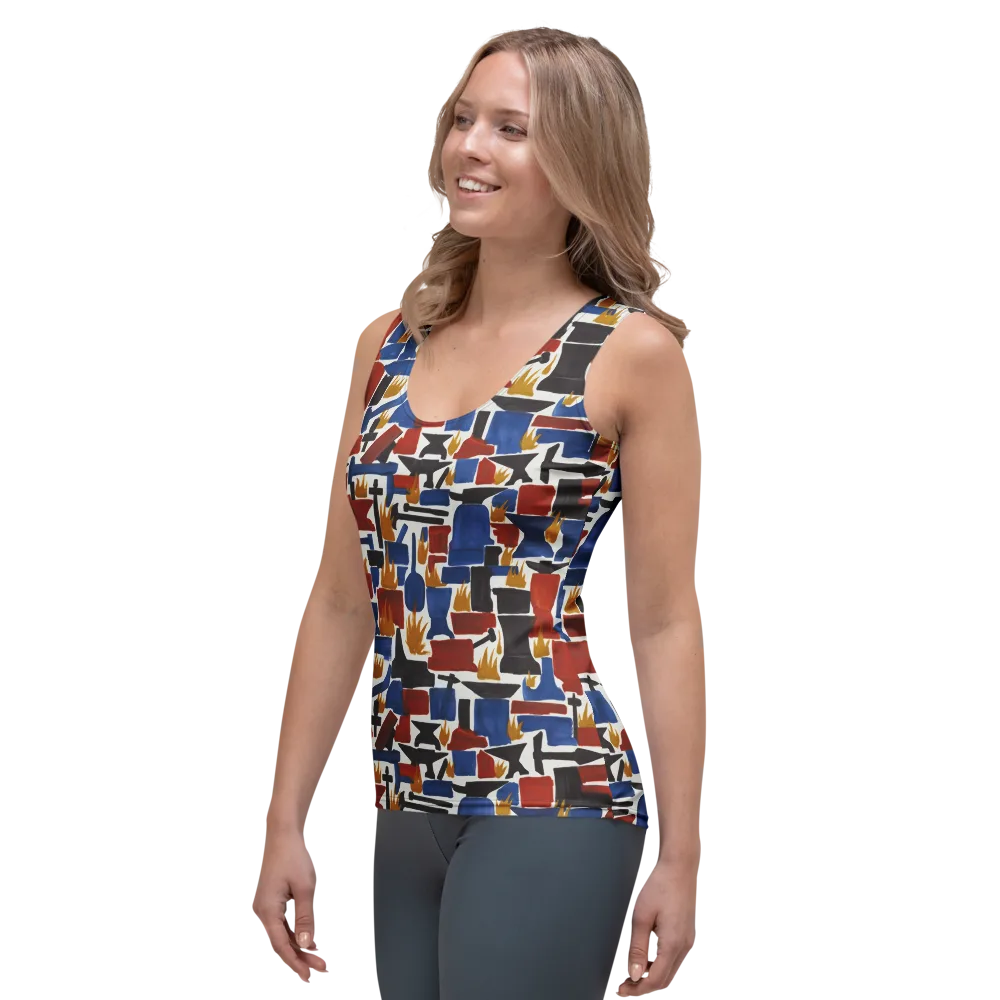 Forge Fête on Women's Tank Top — Left Front