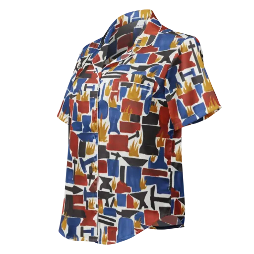 Forge Fête on a Women's Short Sleeve Pajama Top