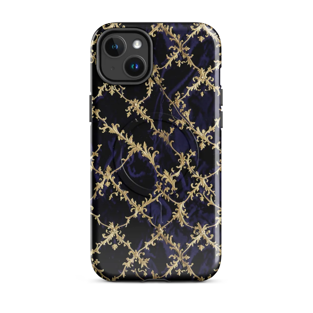Nocturne Damask on MagSafe Tough Case for iPhone® — Front