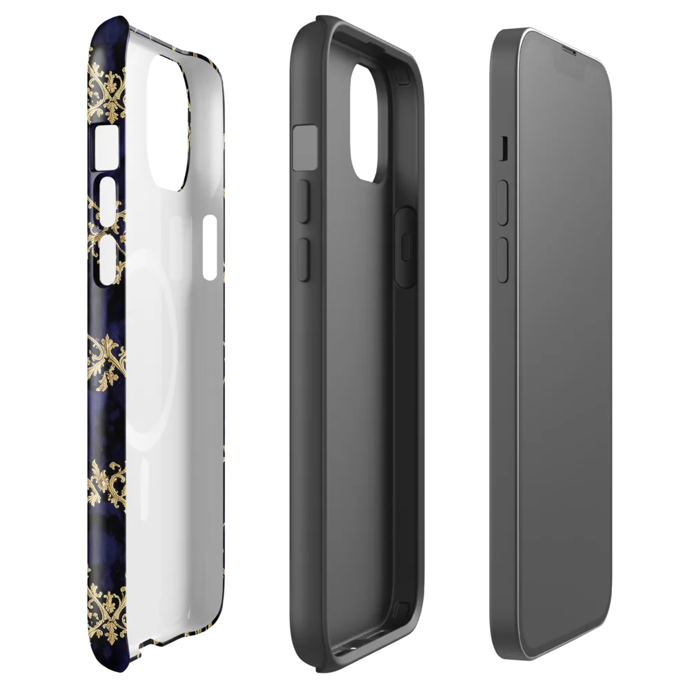 Nocturne Damask on MagSafe Tough Case for iPhone® — Front