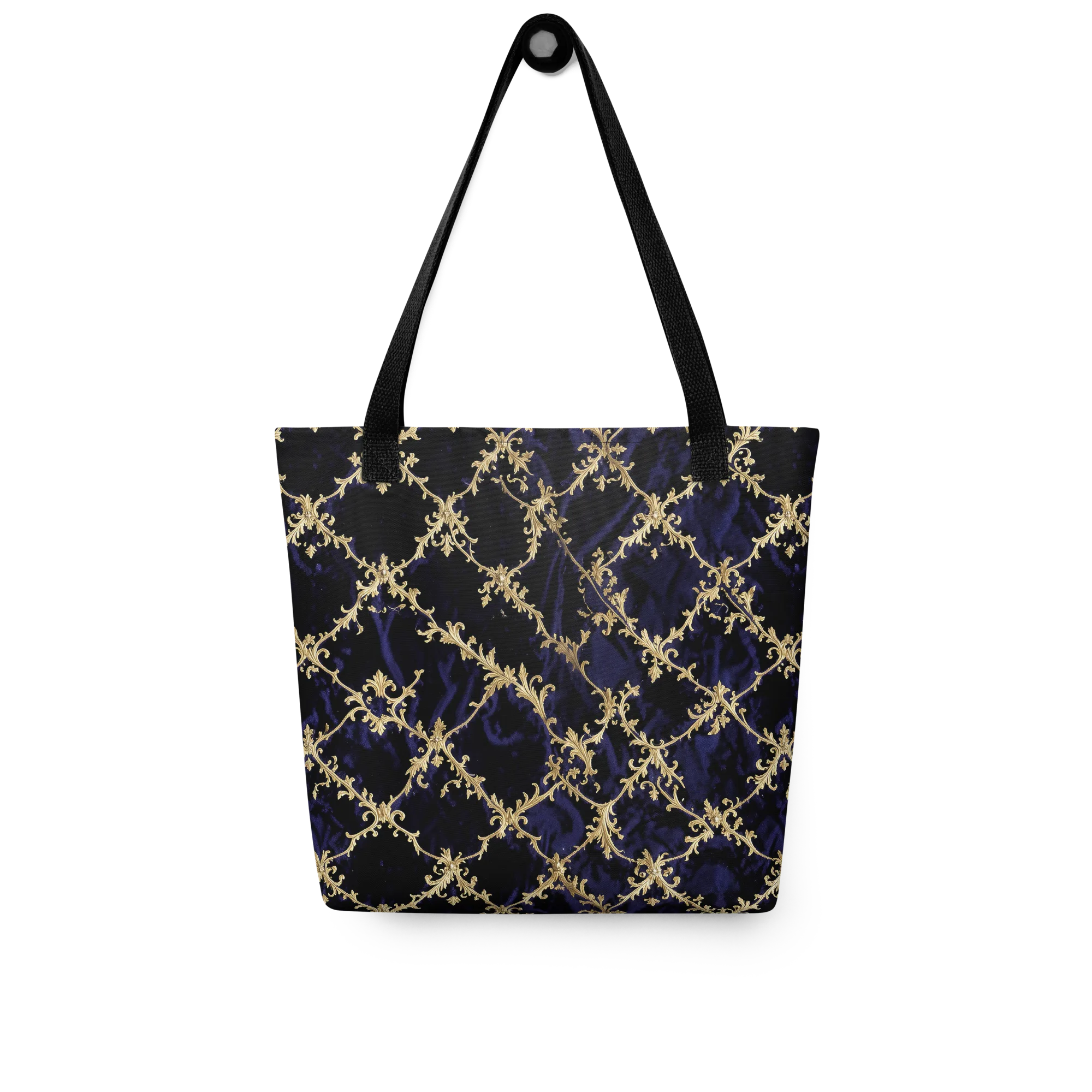 Nocturne Damask on Tote Bag — Front