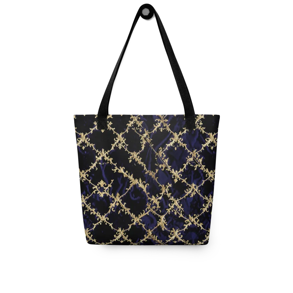 Nocturne Damask on Tote Bag — Front