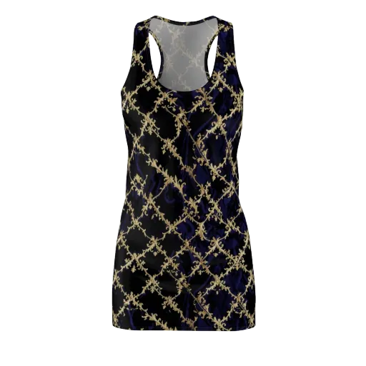 Nocturne Damask on a Racerback Dress