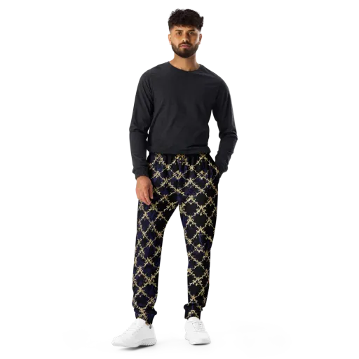 Nocturne Damask on a Men's Joggers