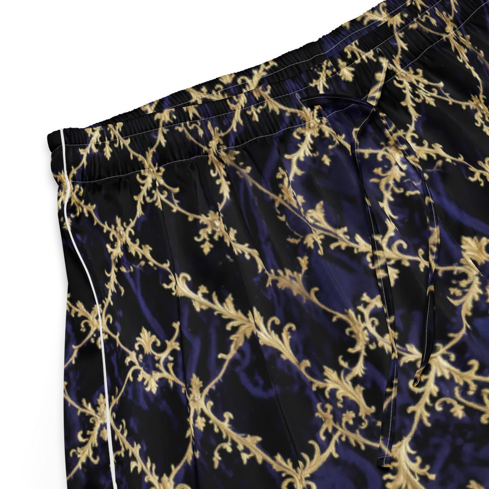Nocturne Damask on Women's Pajama Shorts — Product details