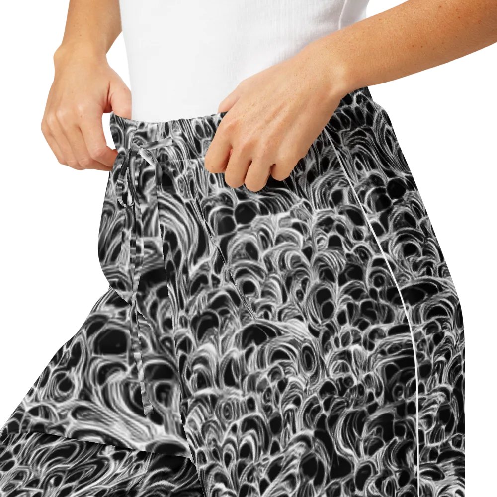 Monochrome Tangle on Women's Pajama Pants — Product details