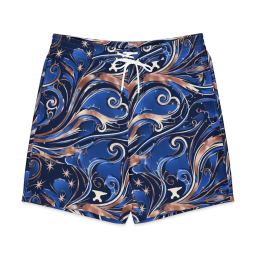 Royal Undertow on a Men's Board Shorts