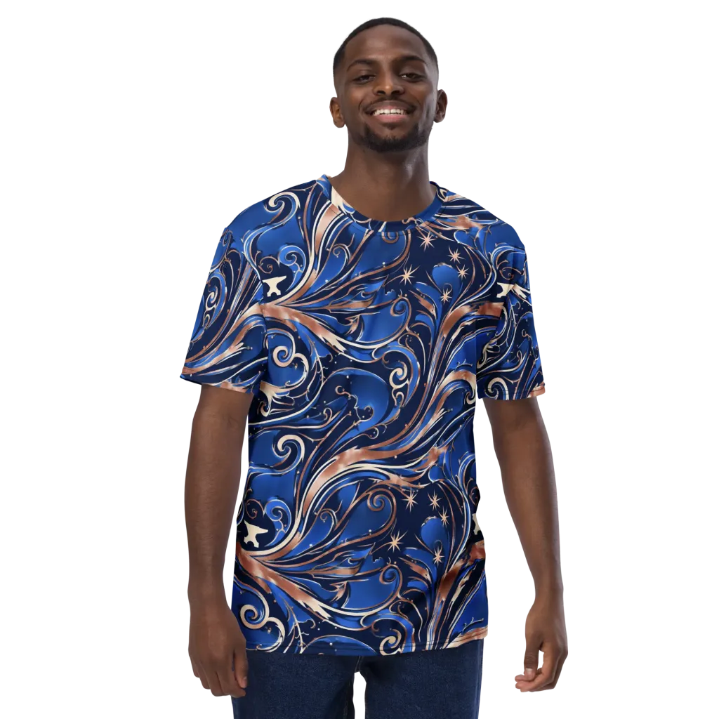 Royal Undertow on Men's Crew Neck T-Shirt — Front