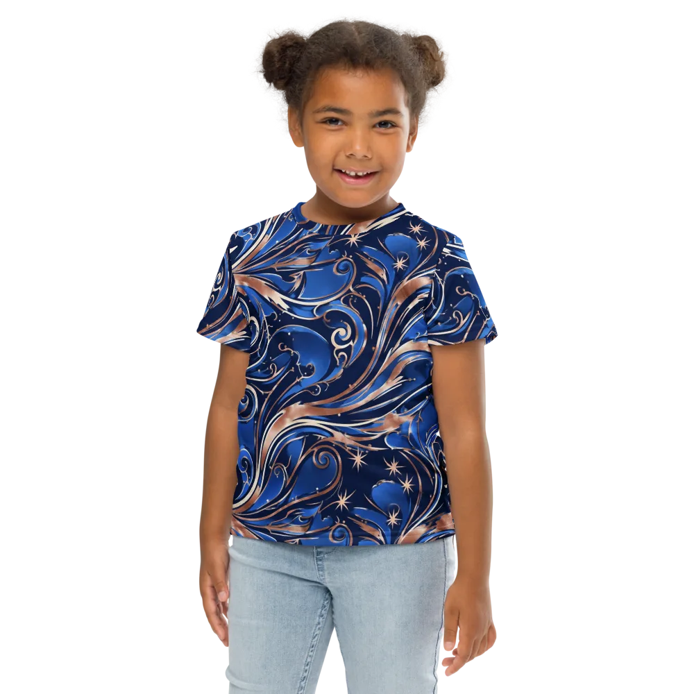 Royal Undertow on Kids Crew Neck T-Shirt — Front