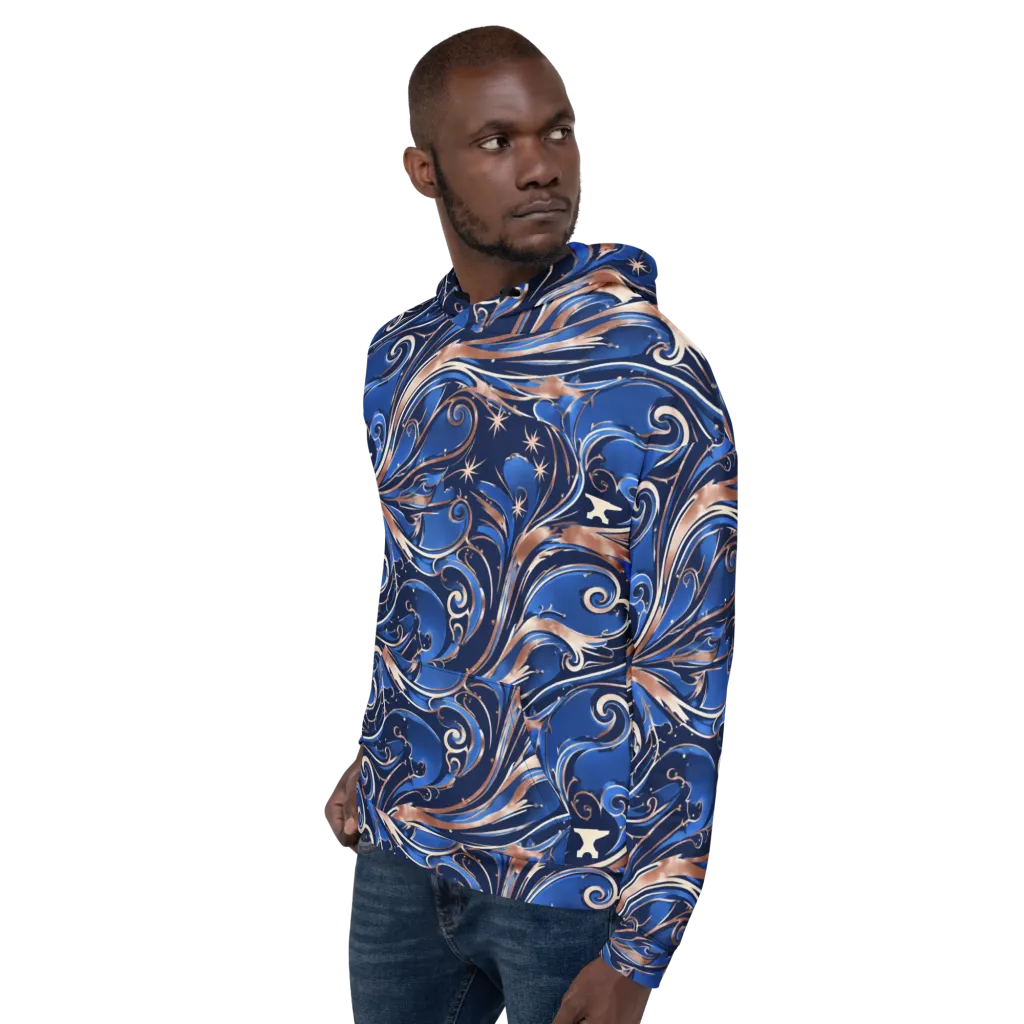 Royal Undertow on Hoodie — Left