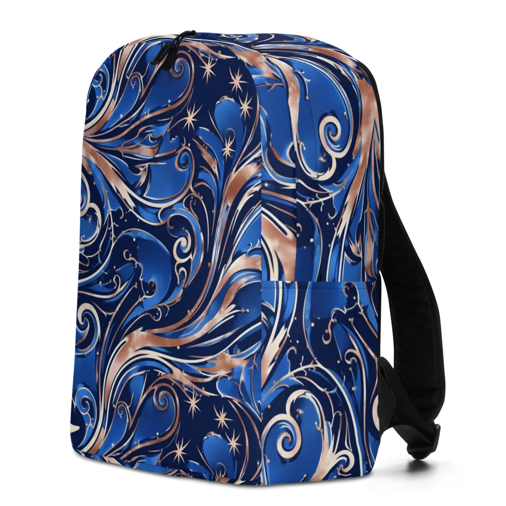 Royal Undertow on Minimalist Backpack — Left