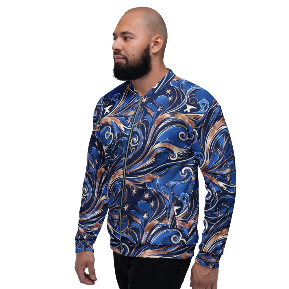 Royal Undertow on Bomber Jacket — Left