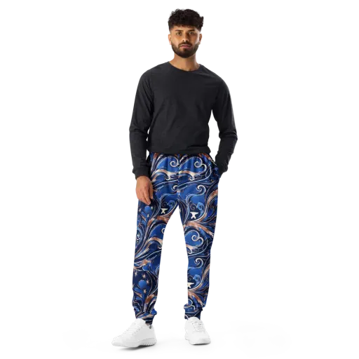 Royal Undertow on a Men's Joggers