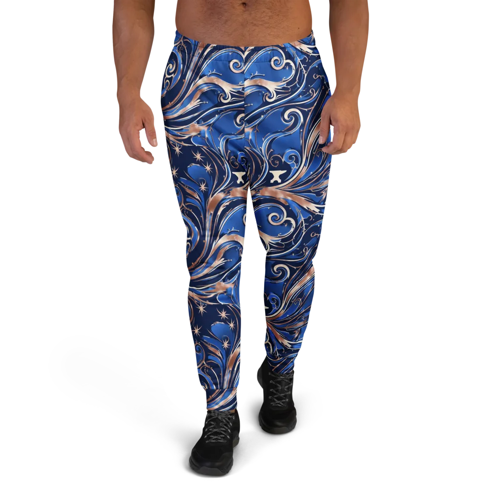 Royal Undertow on Men's Joggers — Front