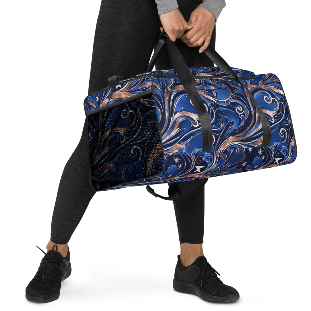 Royal Undertow on Duffle Bag — Right Front