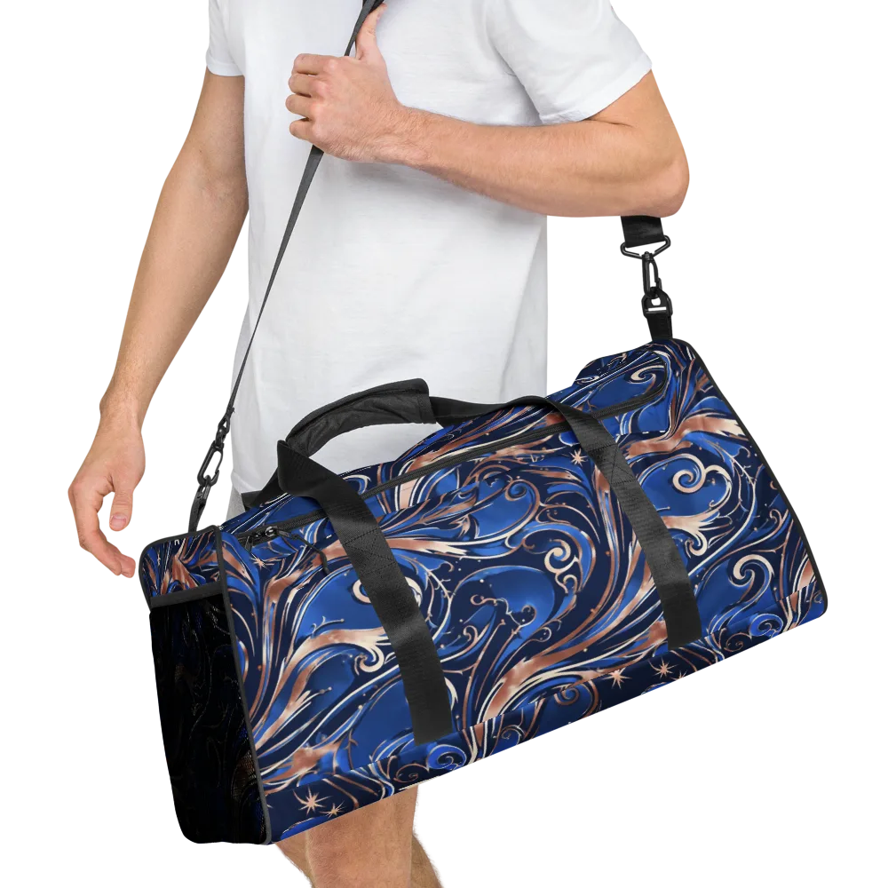 Royal Undertow on Duffle Bag — Right Front