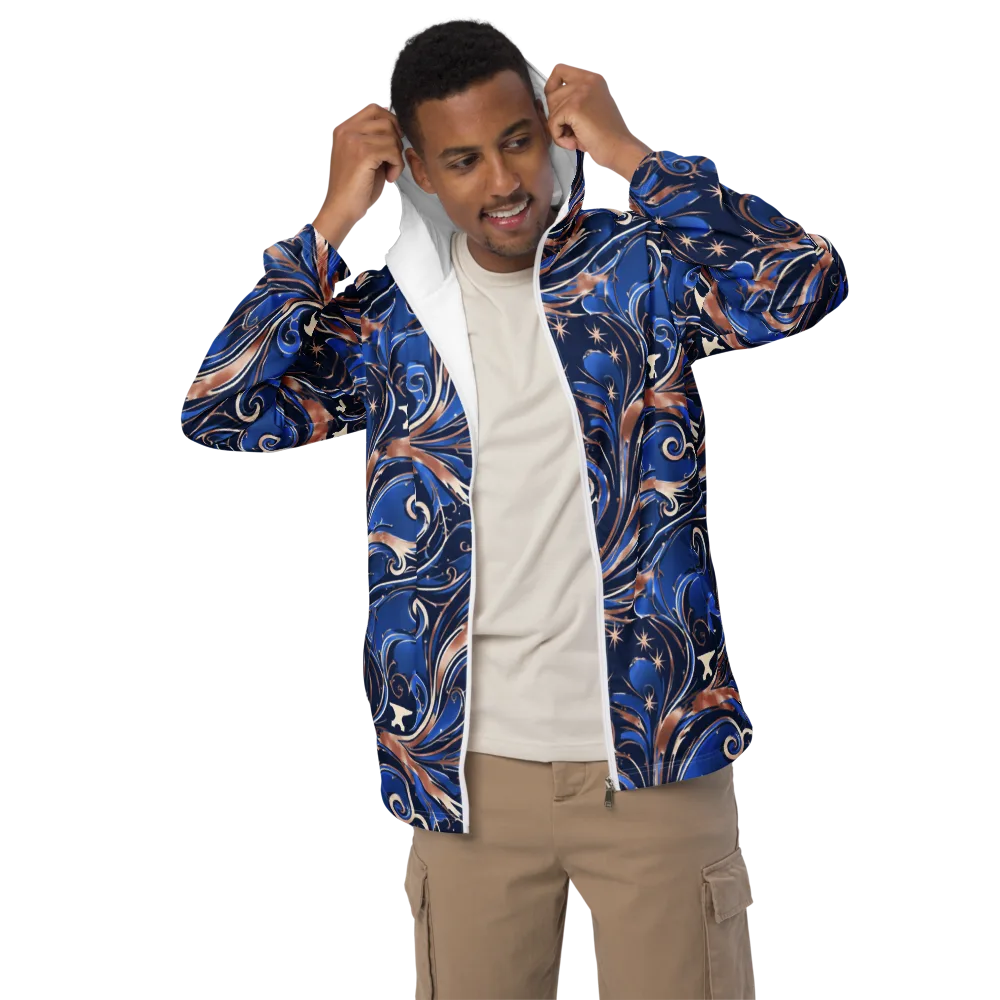 Royal Undertow on Men's Windbreaker — Front