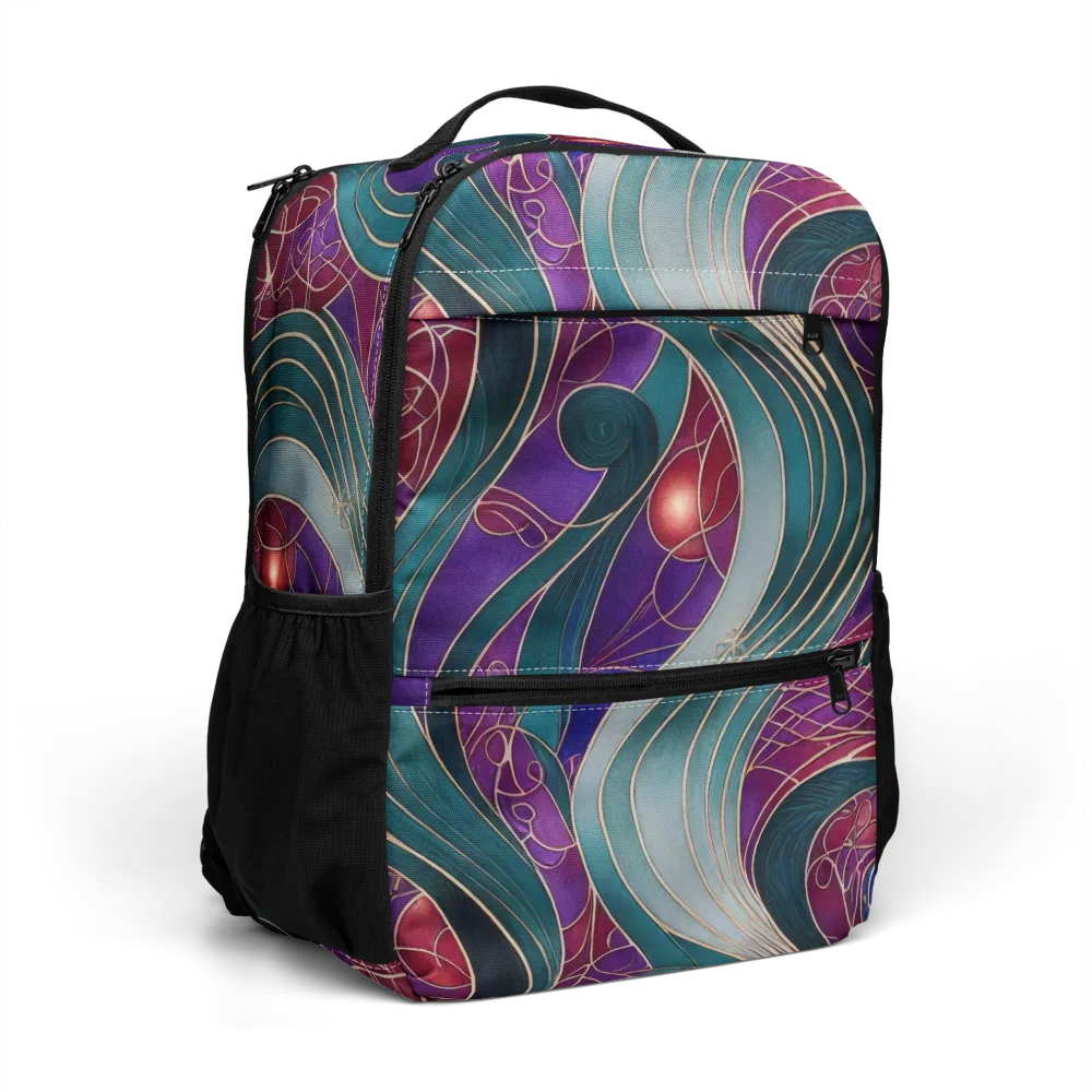 Velvet Plumage on Utility Backpack — Right Front