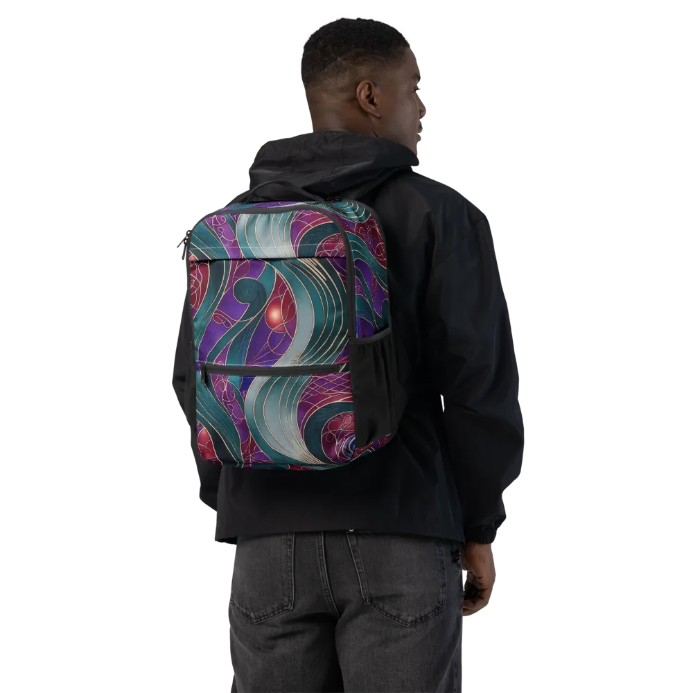 Velvet Plumage on Utility Backpack — Back