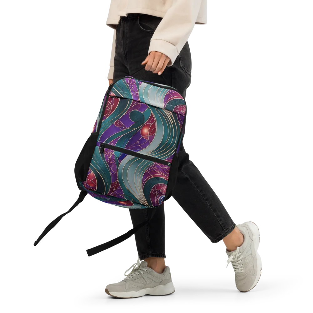 Velvet Plumage on Utility Backpack — Front