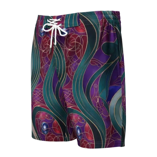 Velvet Plumage on a Men's Board Shorts